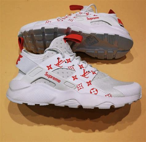 nike louis vuitton supreme huarache price|louis vuitton supreme shoes.